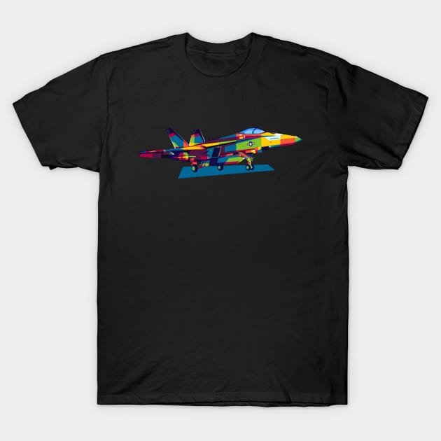 F/A-18 Super Hornet T-Shirt by wpaprint